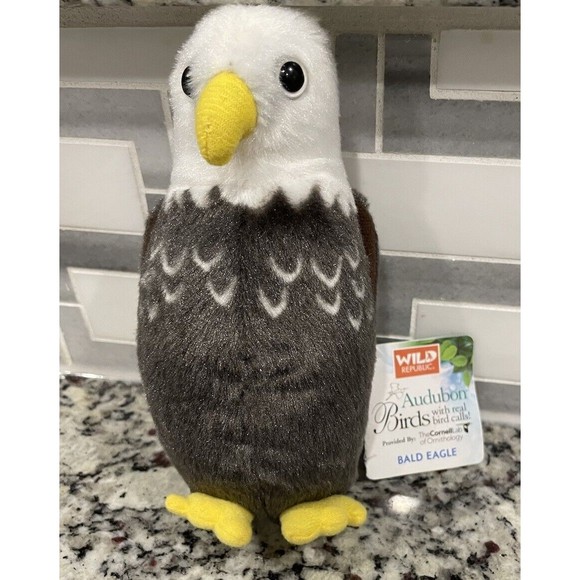Wild Republic Other - Bald Eagle Audubon Bird PLUSH stuffed animal Wild Republic Tags WORKING 18236